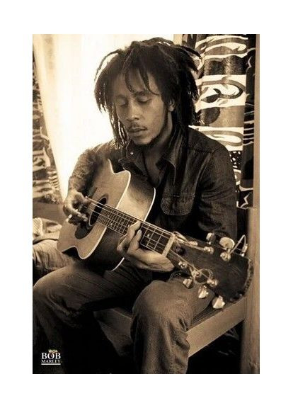 Постер (135) Bob Marley - Sepia (8595194700628) Pyramid International (364655903)