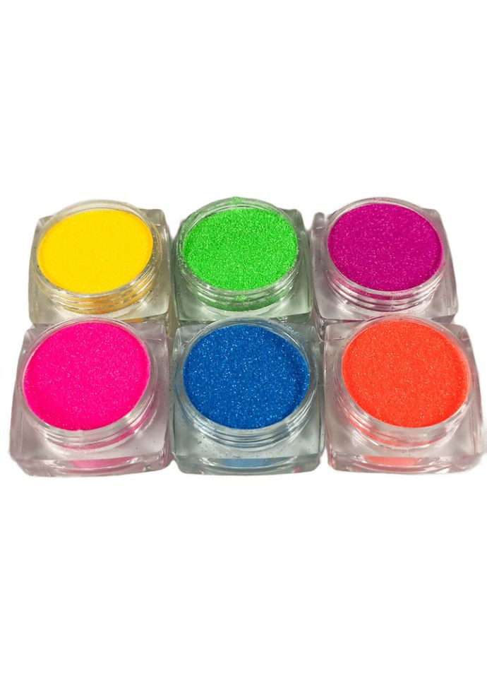 Набір гліттера для біо-тату №4 gliset-4 неоновий Fresh Tattoo (302520314)