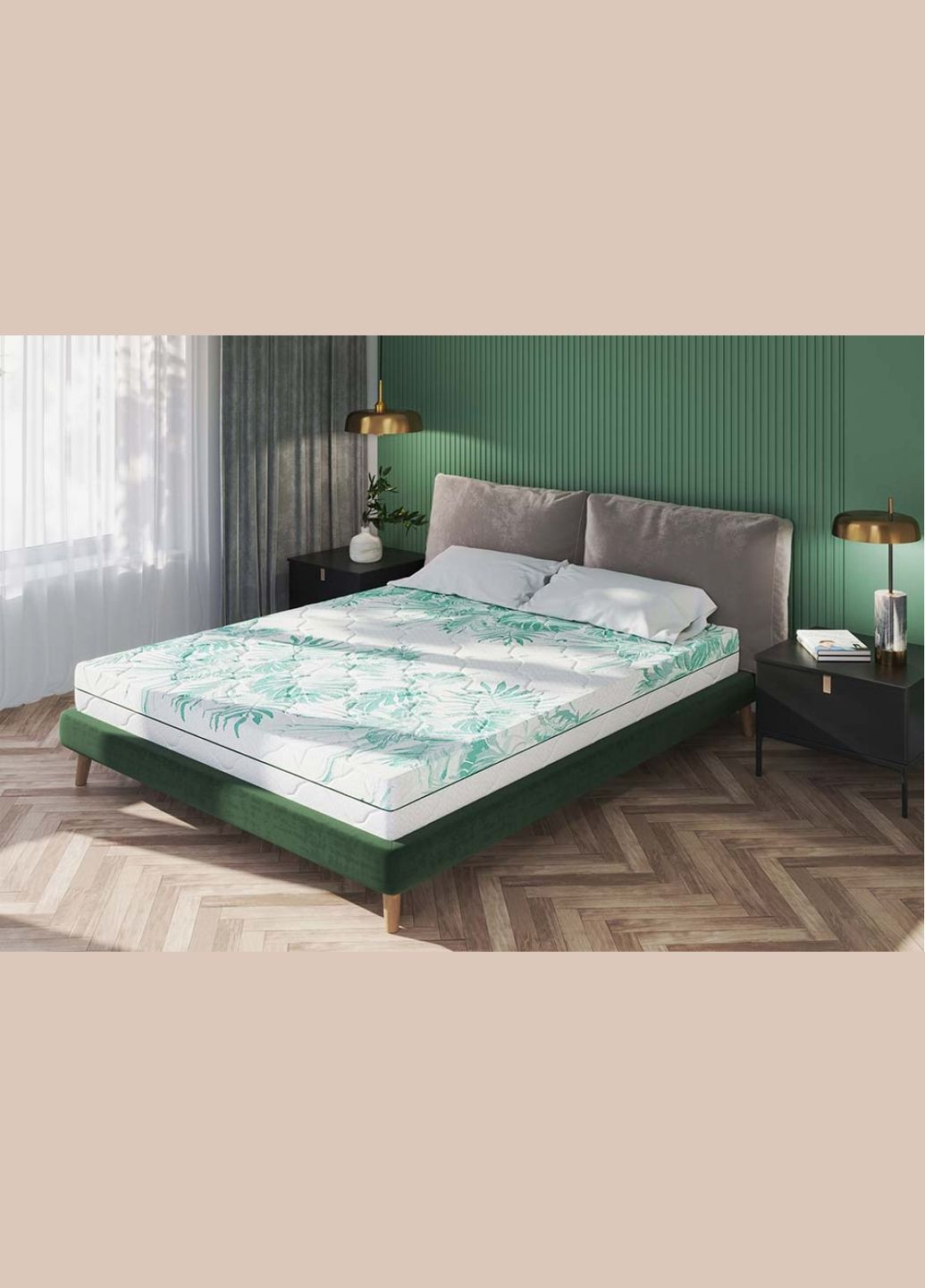 Матрац ортопедичний Keiko Yuki 120х190 см пружинний (EVR-4967) HighFoam (305004458)