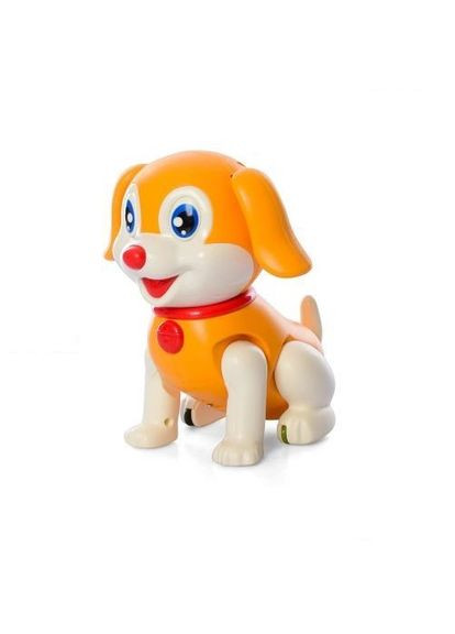 Муз.тварина FW-2059A (72шт|2)Собачка,2 види, звук, рух, світло, в коробці Жовтий No Brand (306432130)