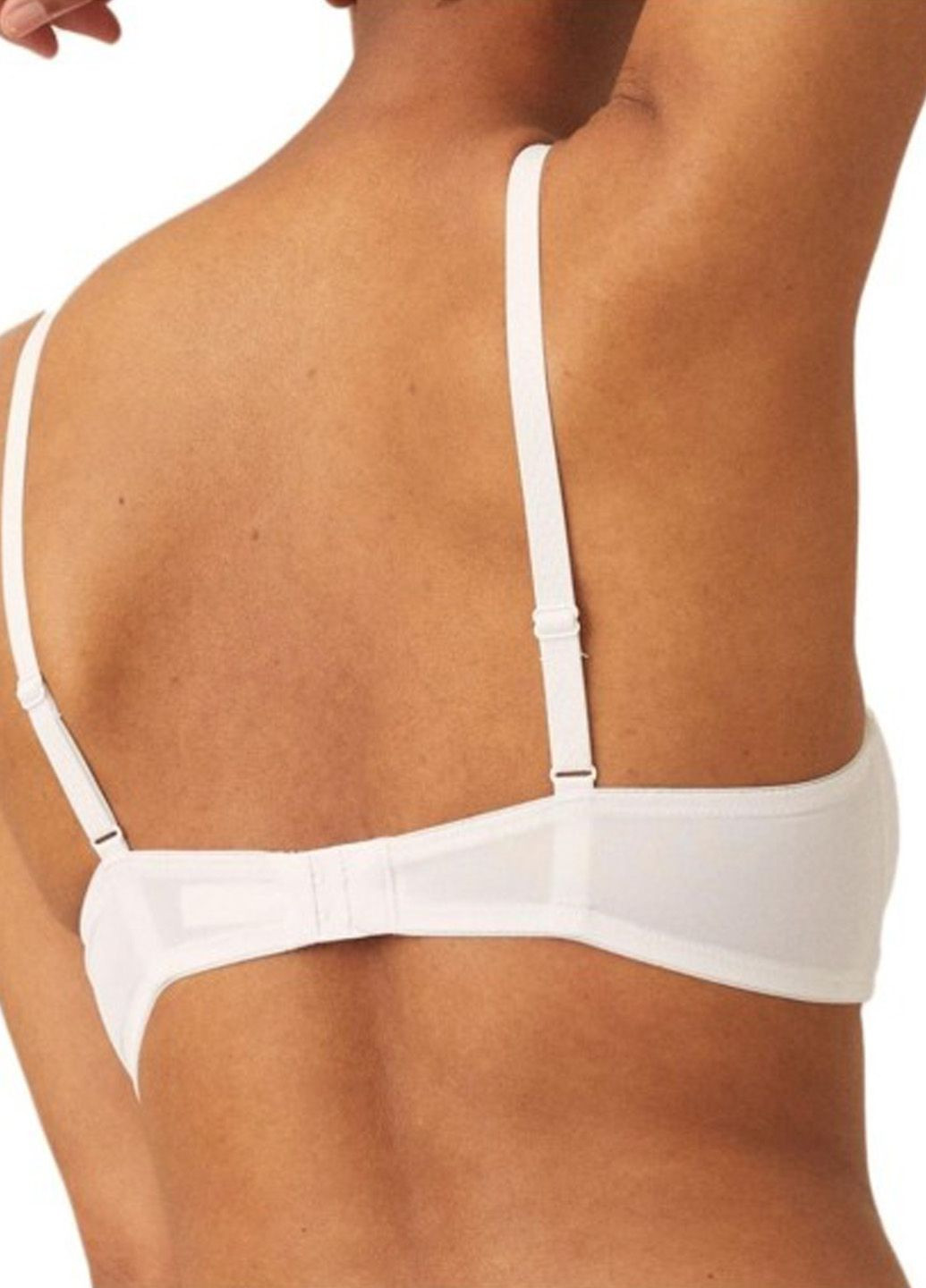 Білий бюстгальтер Naturana