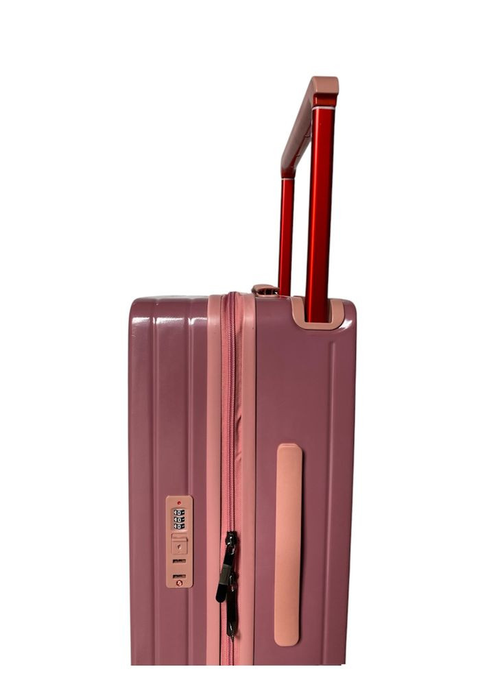 Чемодан малый под ручную кладь (S) 015 поликарбонат Розовое золото Milano (324985639)