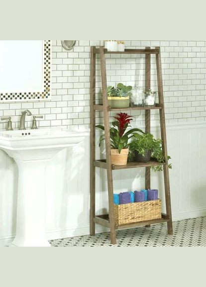 Етажерка для ванної з дерева Торомам палісандр (ВЖТ-020602) No Brand (328210814)