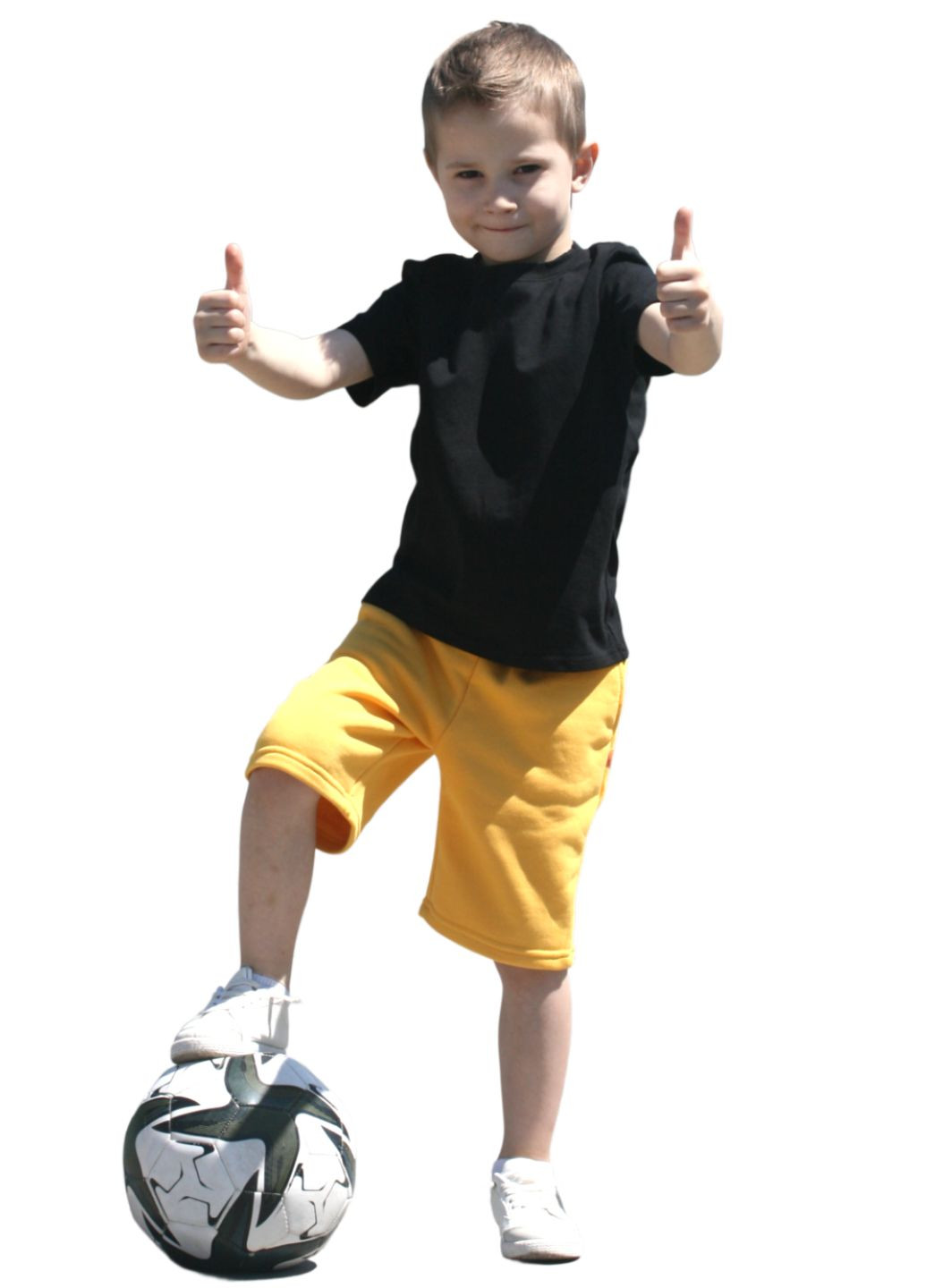 Дитячі спортивні шорти Жовтий Malwel (301906010)