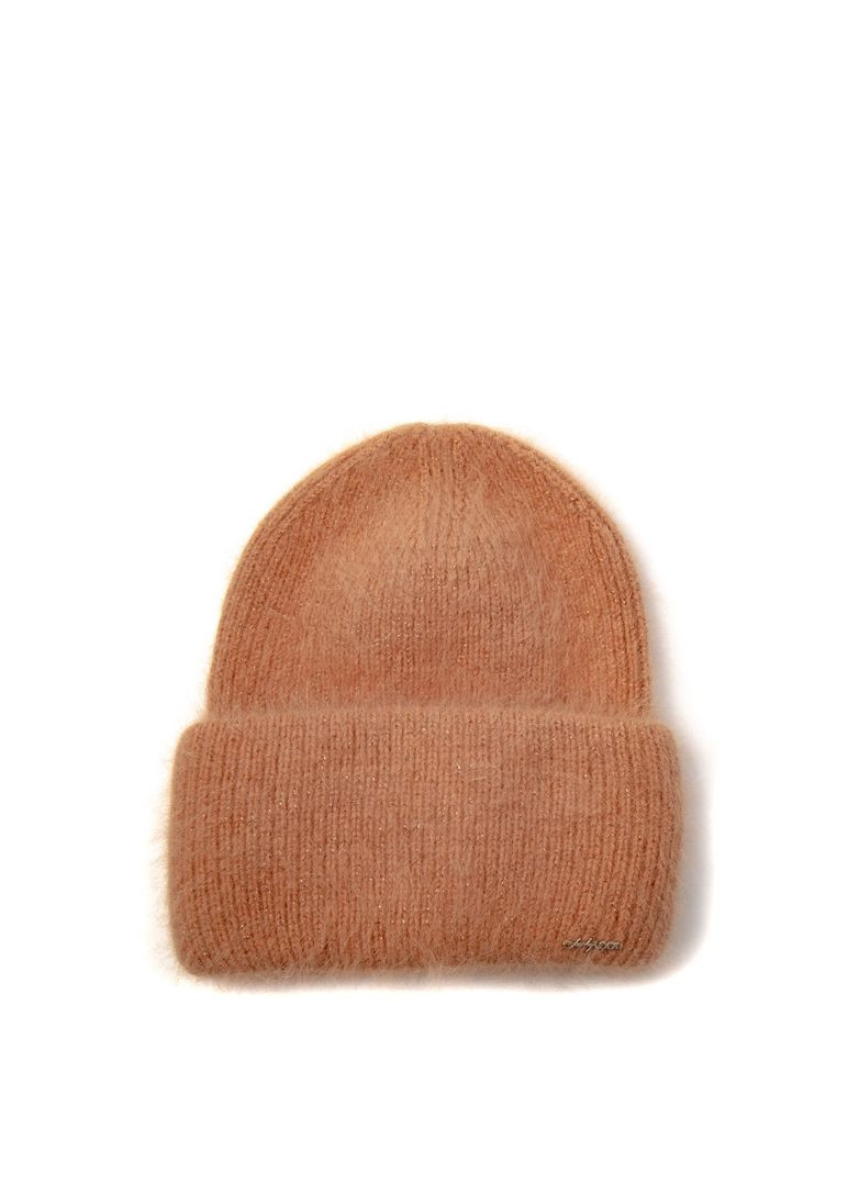 Шапка біні жіноча ангора з люрексом помаранчева MONRO LuckyLOOK 945-908 (322791899)