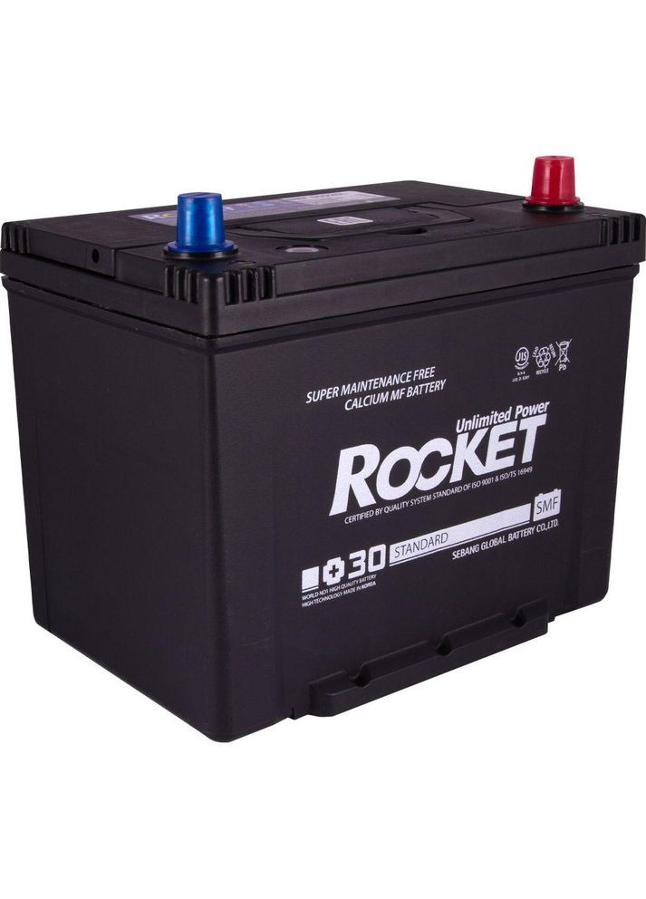 Автомобильный аккумулятор Japan 6СТ-80Ah АзЕ 670A (CCA) SMF 85D26L Rocket (349807263)