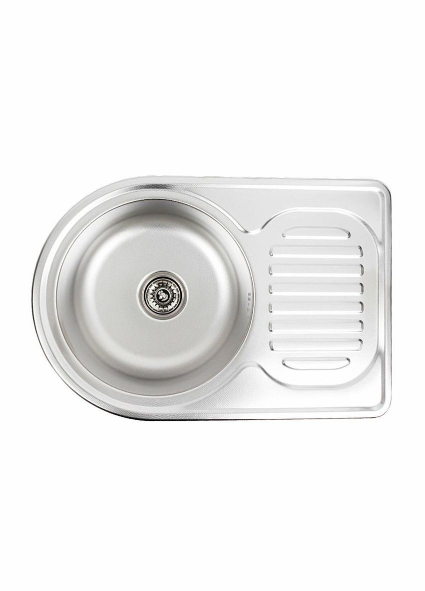 Кухонная мойка из нержавеющей стали ДЕКОР 6745 (0,8/180 мм) Valeso (342071113)