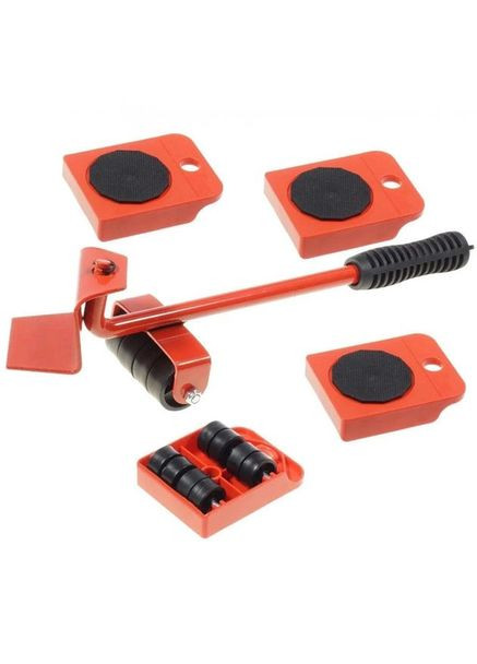 Набір для переміщення меблів та великогабаритних предметів Moving Helpers (червоний, 5 предметів) No Brand (366238932)