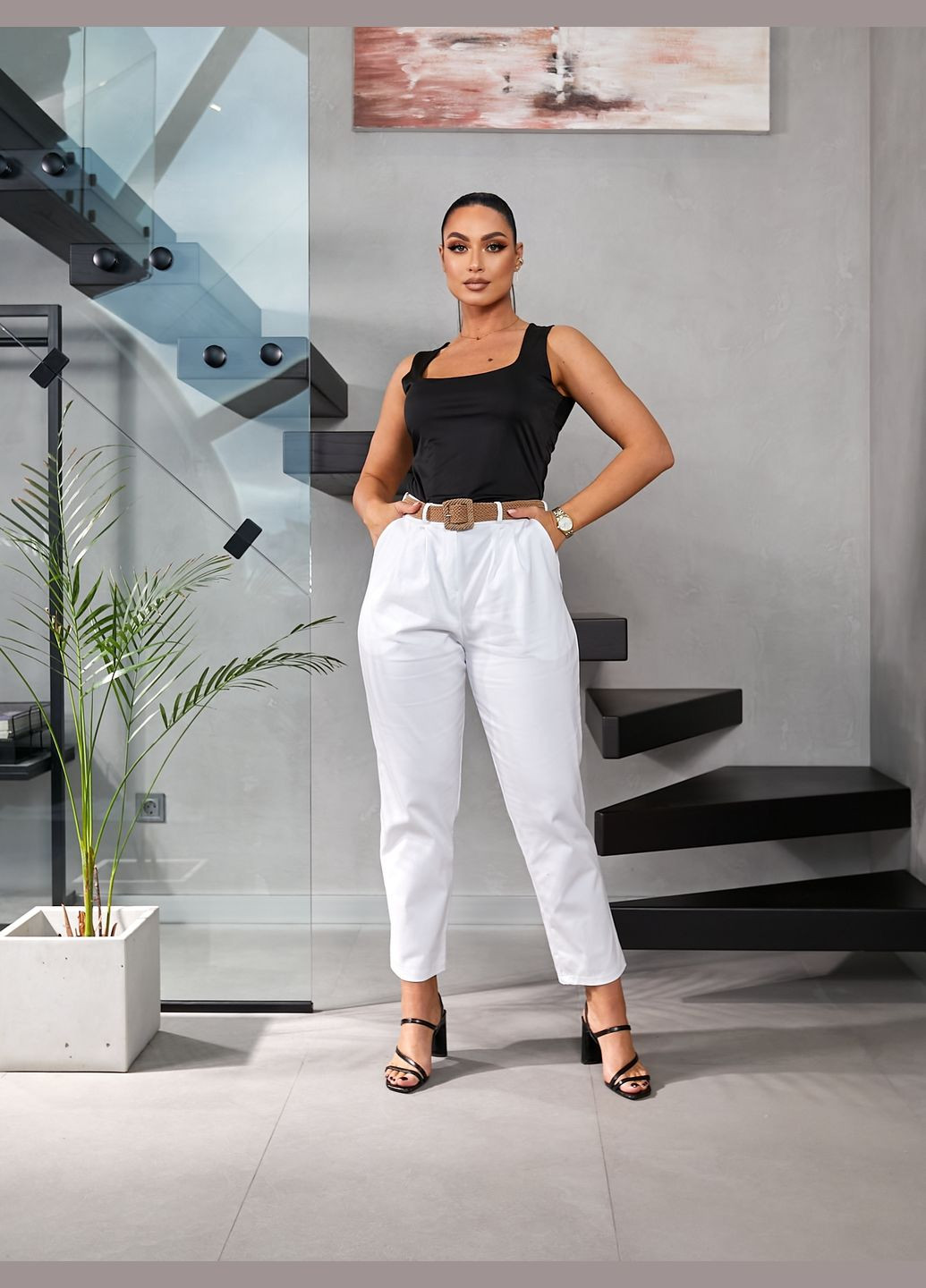 Трикотажная женская майка No Brand — 296670676