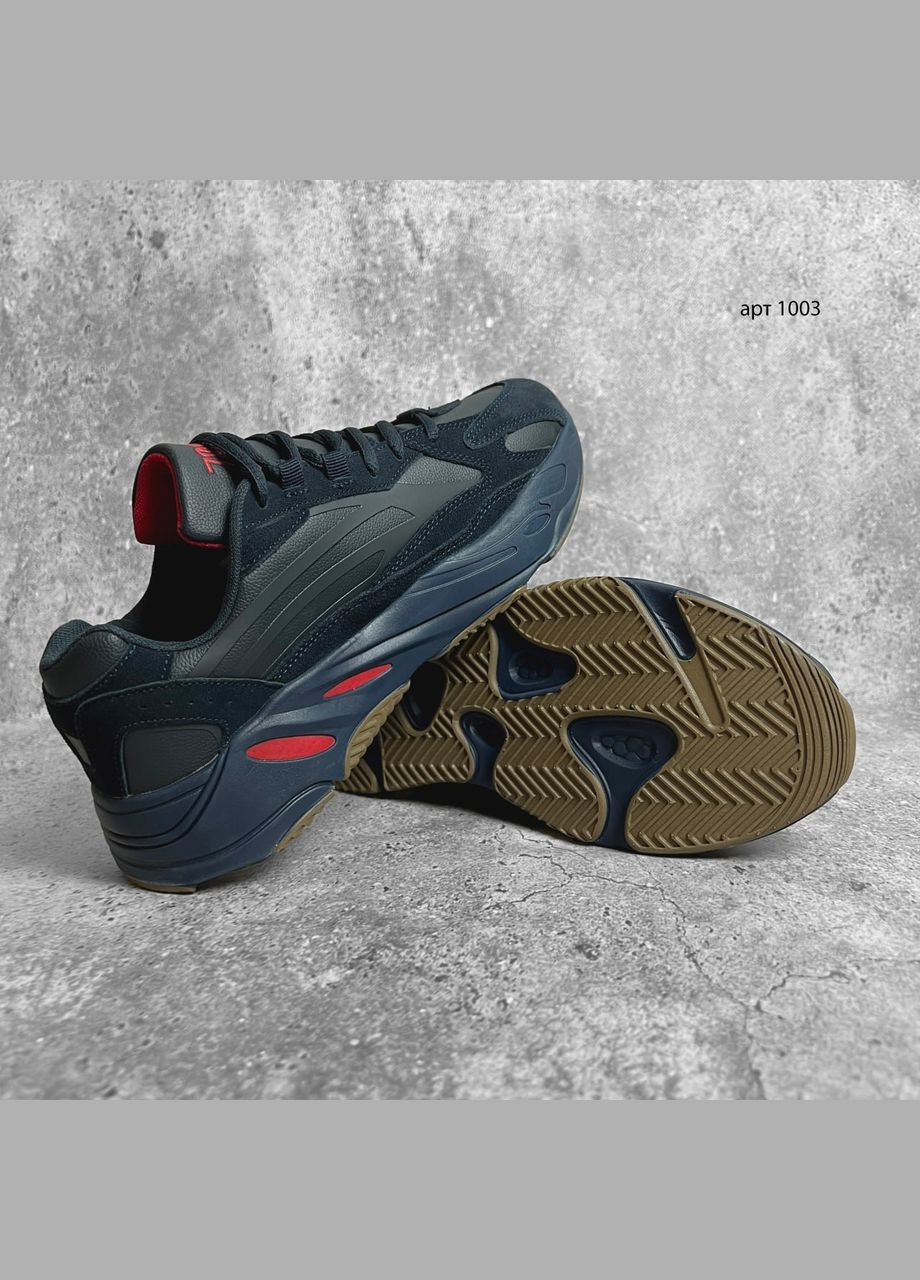 Синие демисезонные кроссовки мужские navi Demax 700v2