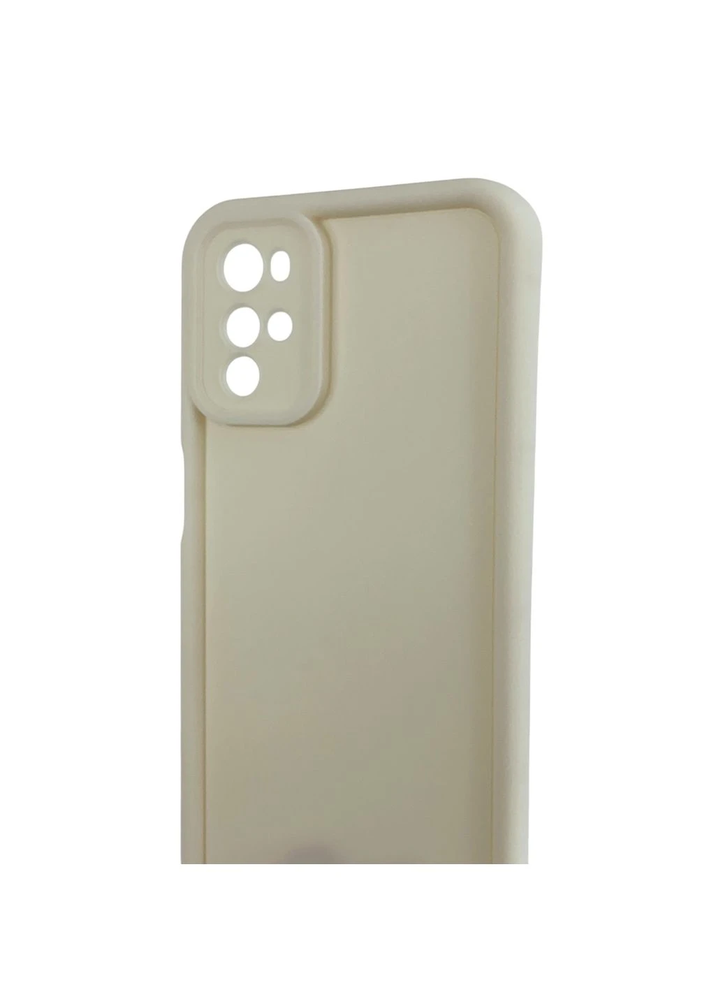 Чохол силіконовий Soft Touch для G22 молочний (Повний захист камери) Motorola (394049595)