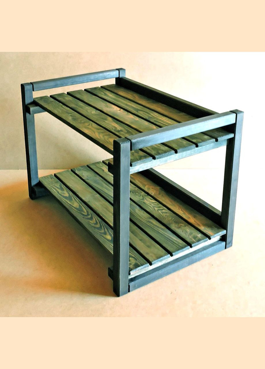 Стеллаж кухонный из дерева Фанбим 2 венге-олива (СТА-21131217) No Brand (327860501)