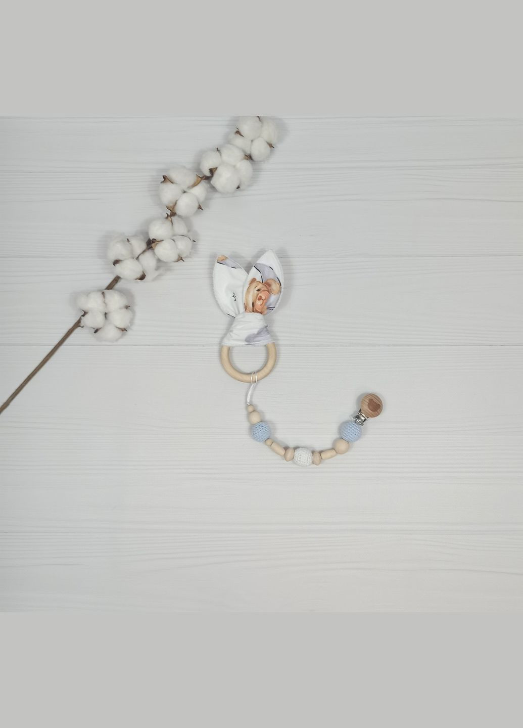 Набір в возик з непромокаючим простирадлом та мусліновим пледом a.l.babybox Ведмедик Молочний No Brand (315488283)