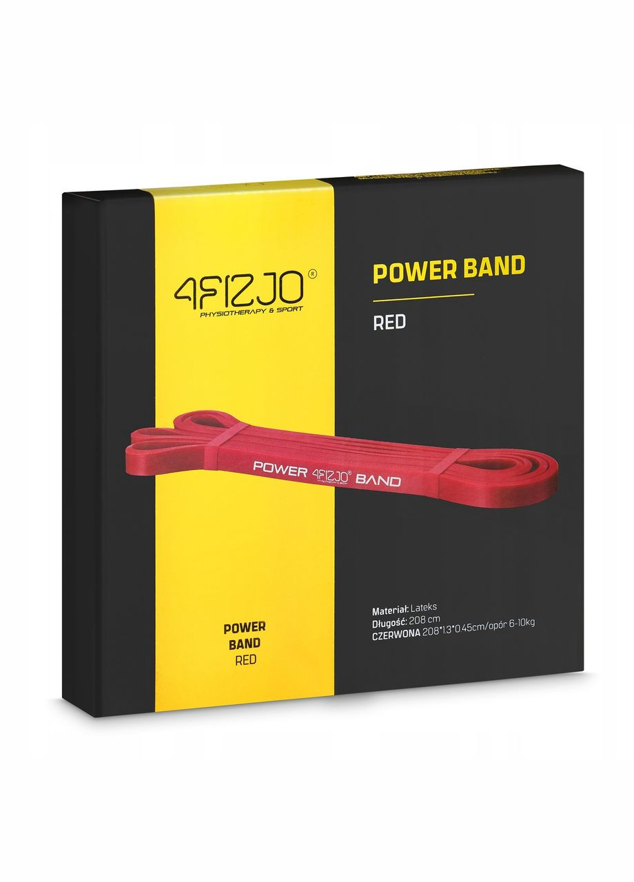 Еспандерпетля Power Band 13 мм 6-10 кг (резина для фітнесу і спорту) 4FIZJO 4fj1059 (275095672)