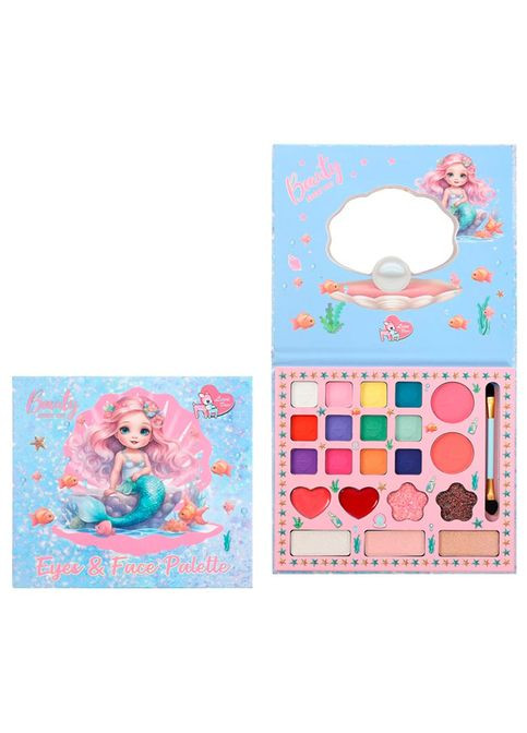 Детская косметика с тенями и румянами в футляре с зеркалом (LD6159) No Brand (339402626)