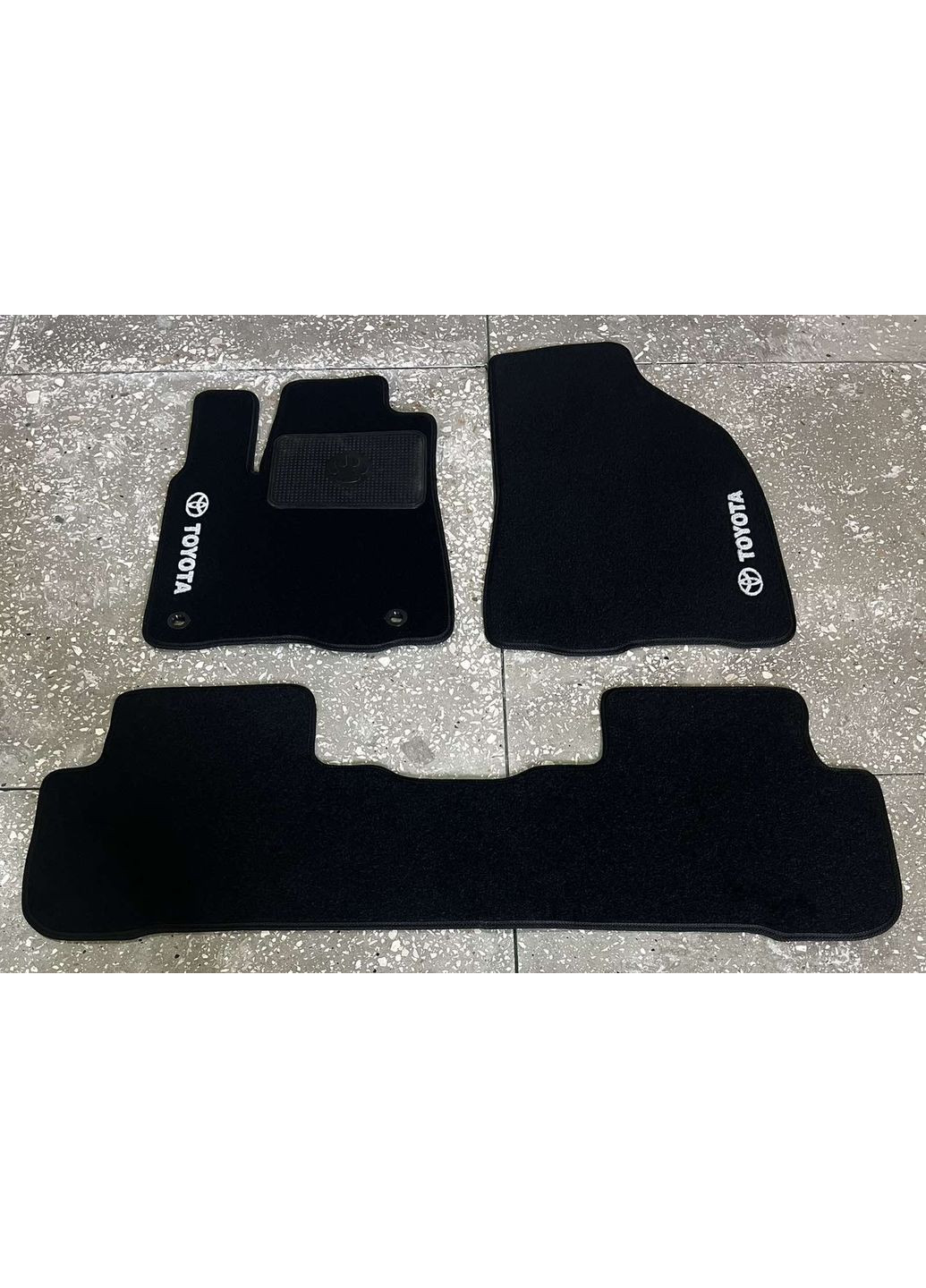 Ворсові килимки в салон для Тойота (2013-) /Чорні кт 3шт Beltex Highlander (360614994)