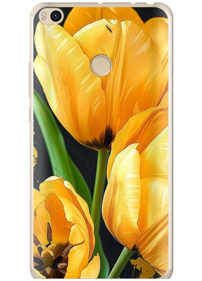 2D пластиковый чехол 'Желтые тюльпаны' для Endorphone Xiaomi Mi Max 2 (282928946)