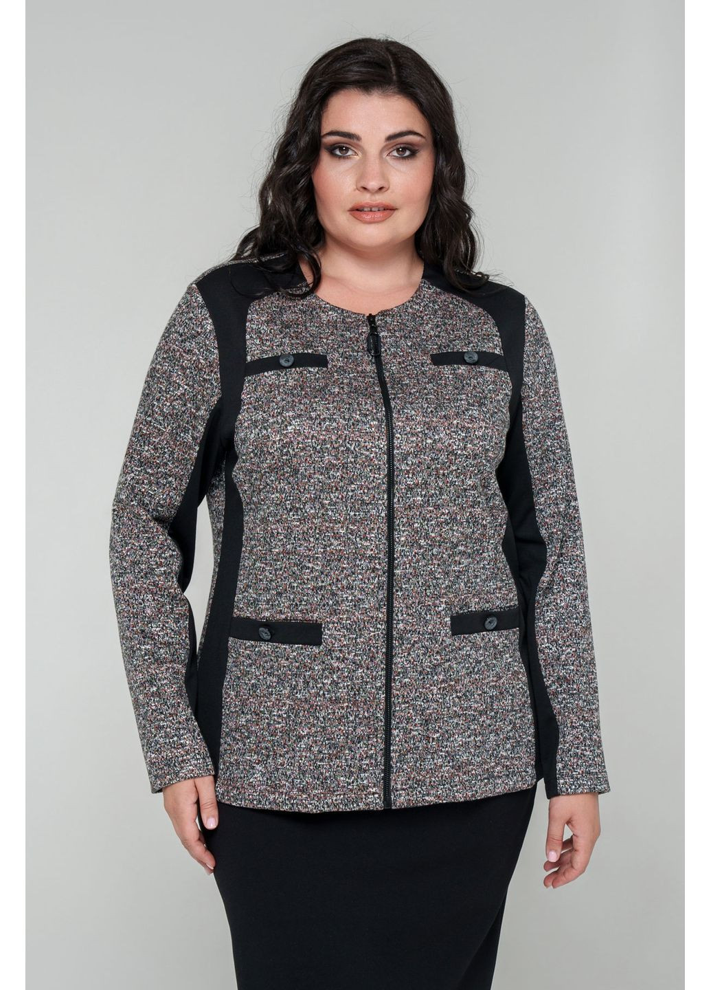 Жіночий жакет Інгрід напівприлеглого силуету All Posa (ap101688p) A'll Posa (355262362)