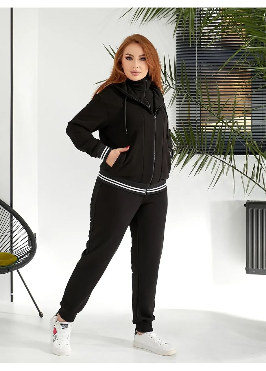 Спортивный костюм-двойка из трехнитки петля No Brand (360544651)