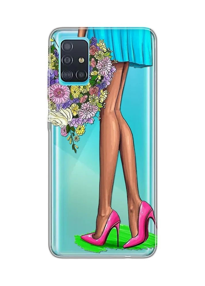 Прозорий чохол на Samsung Galaxy A51:: Квітковий настрій (принт 226) Creative (359485380)