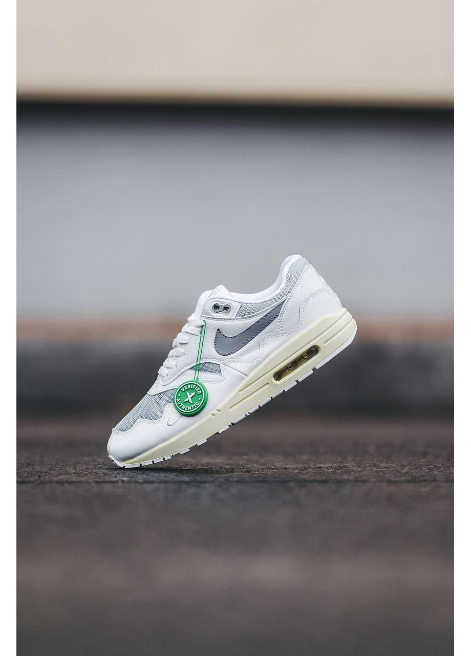 КРОСІВКИ ЖІНОЧІ NIKE AIR MAX 1 PATTA WHITE НАЙК АІР МАКС No Brand білі демісезони (368858051)