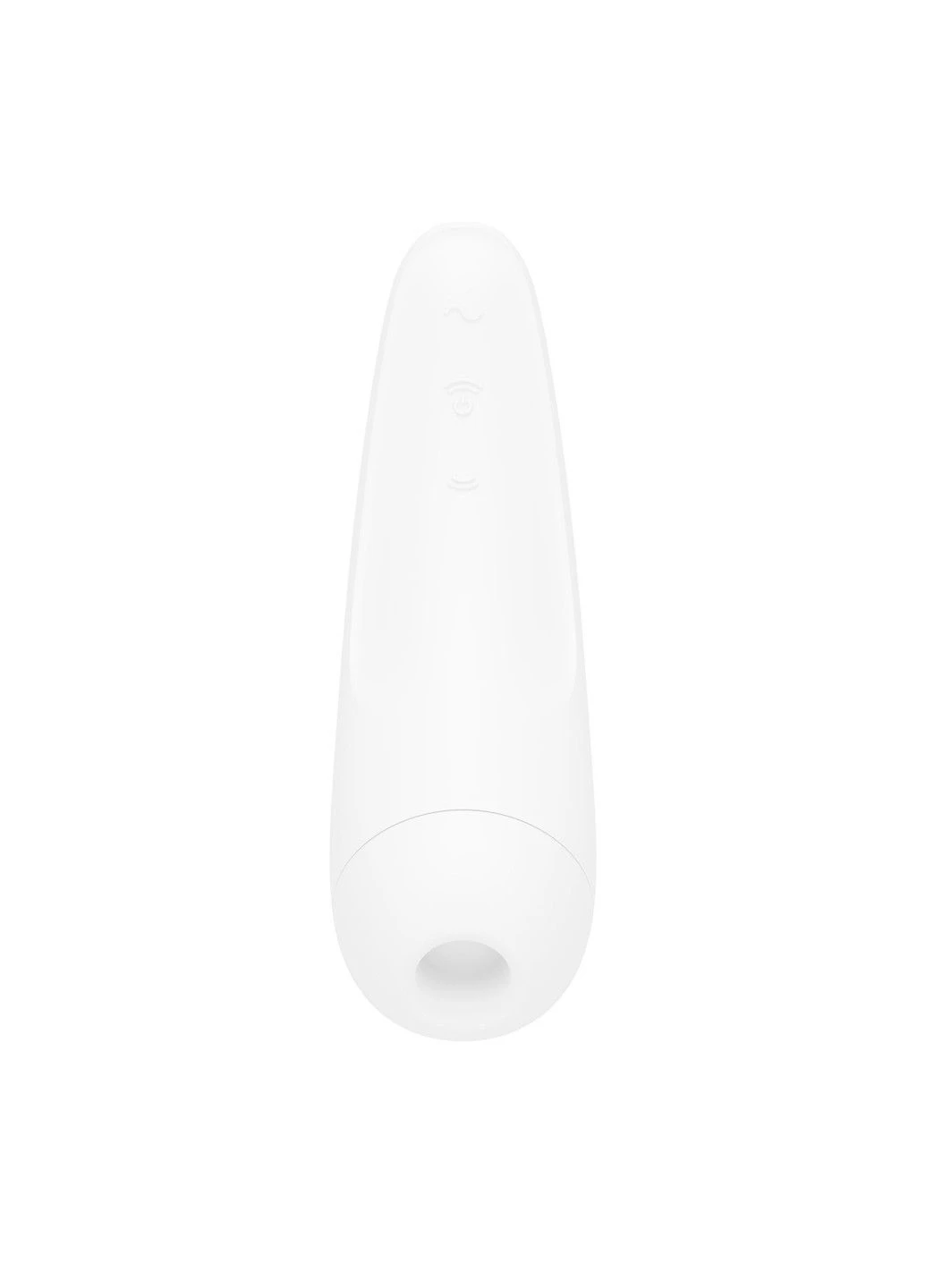 Вакуумний кліторальний стимулятор Curvy 2+ White з керуванням через інтернет Satisfyer (316163610)