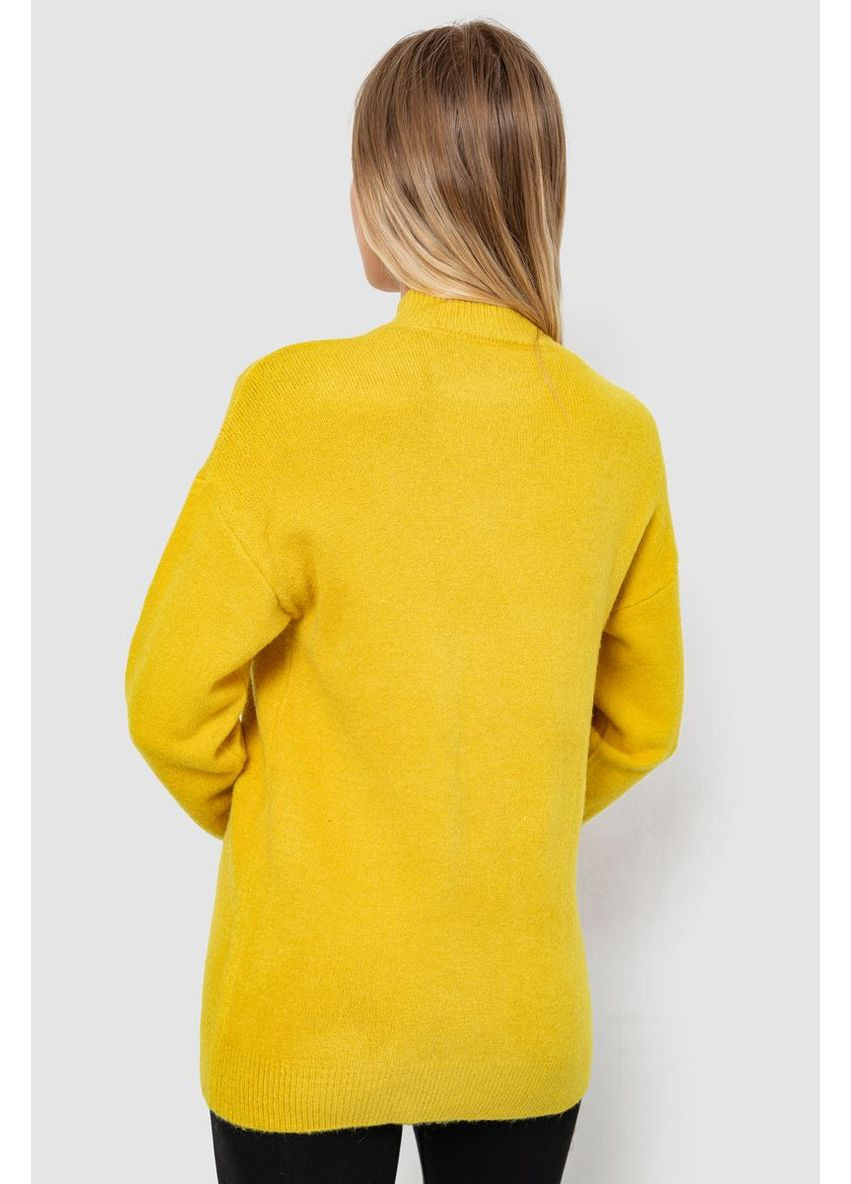 Гірчичний светр жіночий вовняний,, 244r0390 Ager