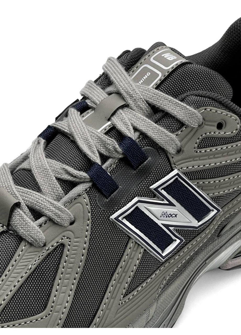 Серые демисезонные кроссовки мужские new balance No Brand 1906R Cordura Beige Grey Navy