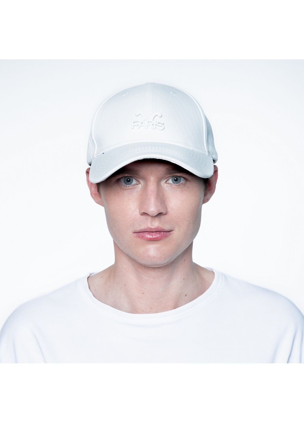 Бейсболка с регулятором мужская полиэстер белая ALROY 158-993 LuckyLOOK 158-993M (322791255)