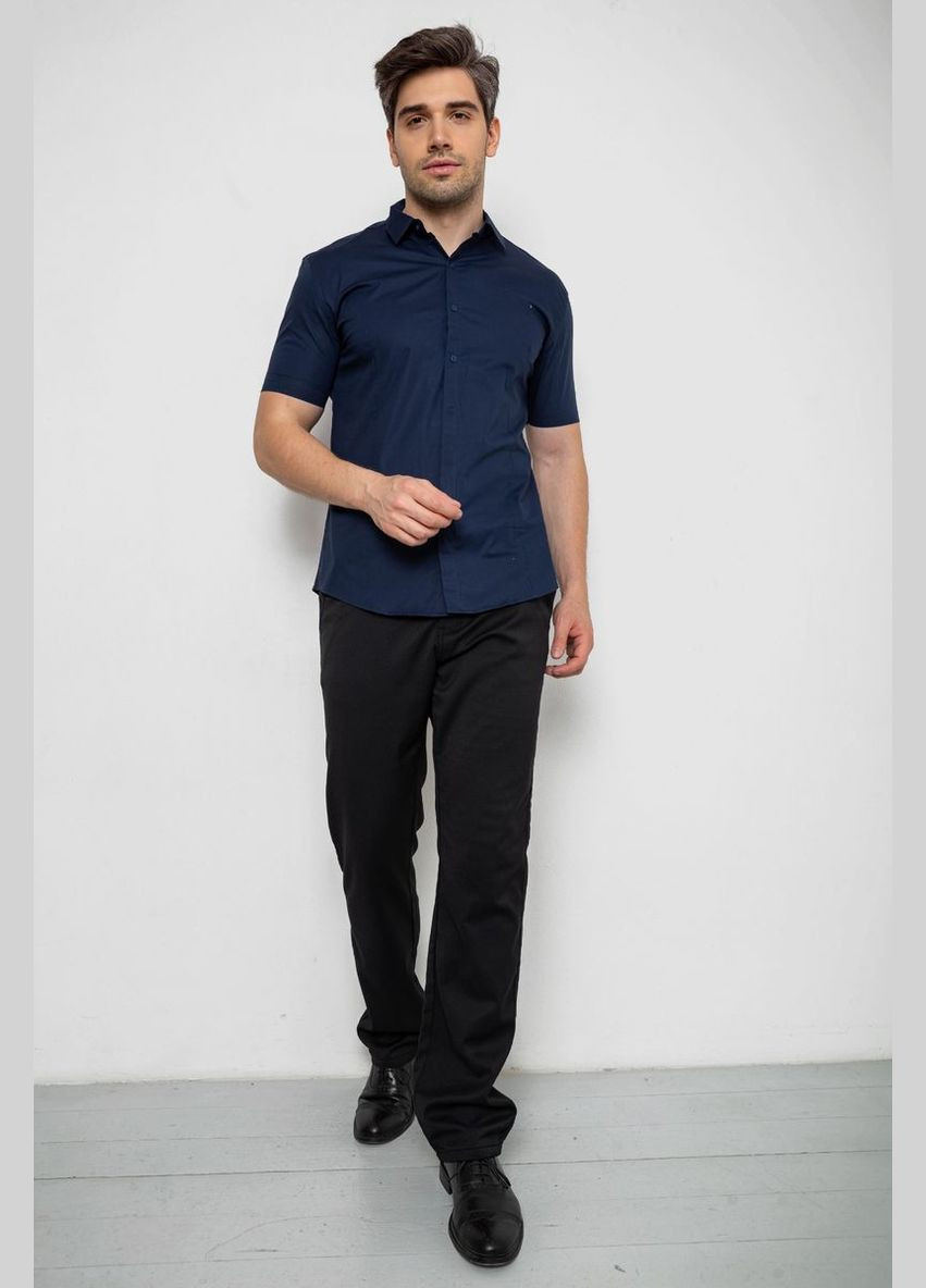 Сорочка чоловіча однотонна, колір чорний, Ager (340461460)