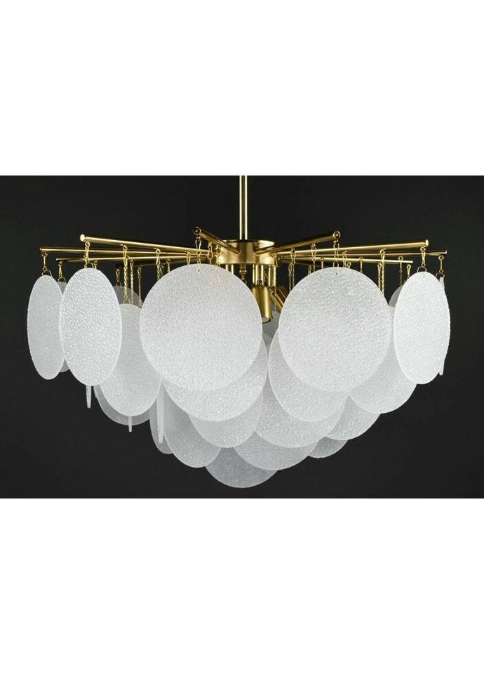 Стельова люстра на 6 лампочок 27511 Латунь 62-92х82х82 см. Sunnysky (324396523)