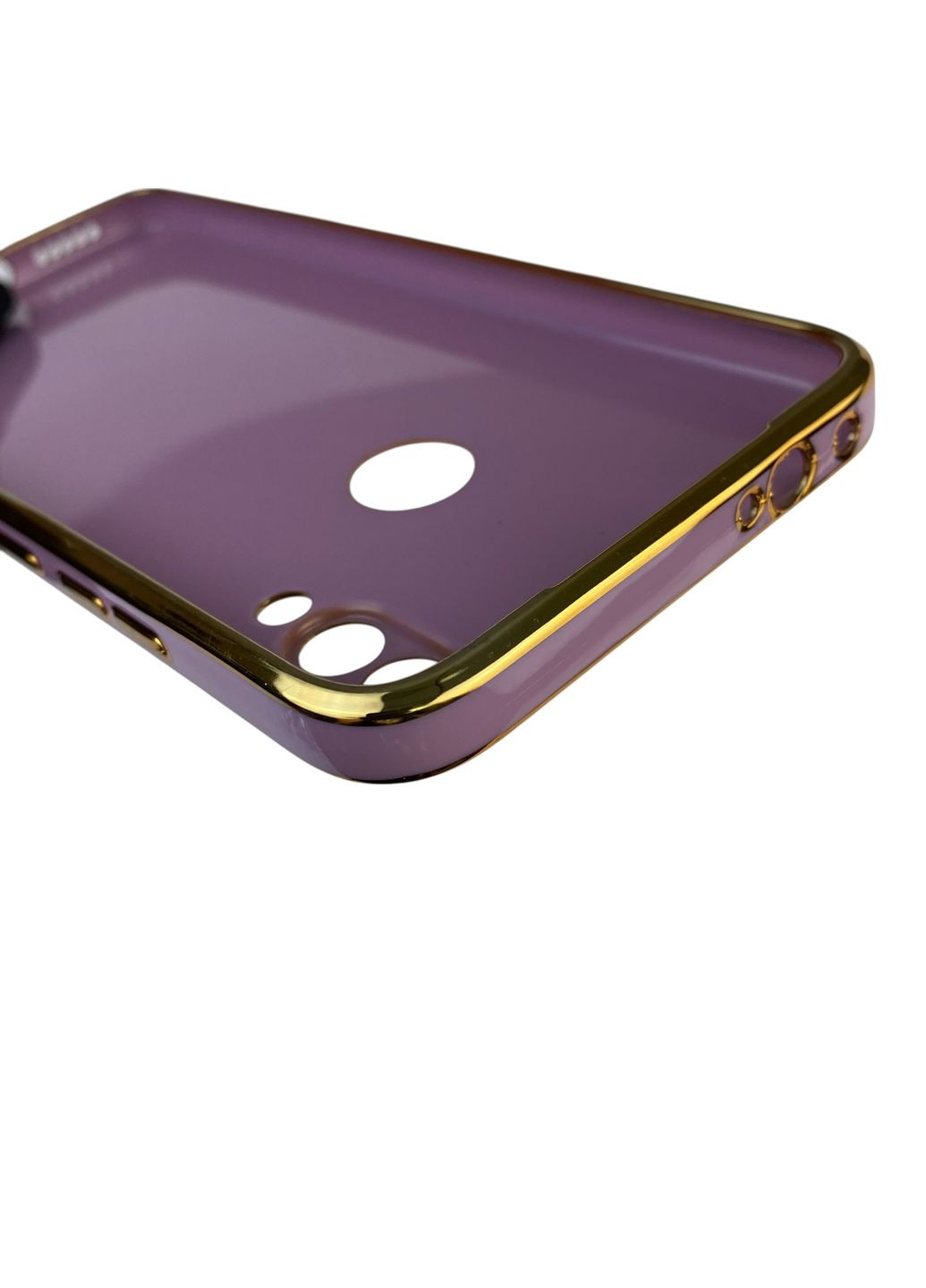 Чехол для Redmi Note 7 с кольцом-подставкой с золотой окантовкой на редми нот 7 черничный gs1 Xiaomi (366230368)