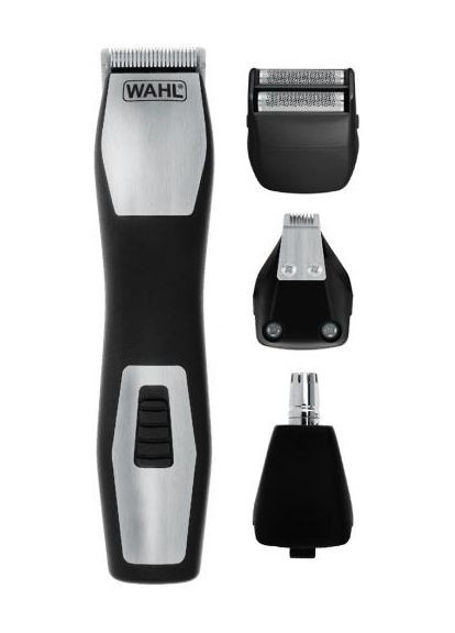 Тример WAHL Groomsman, для бороди, вусів, брів, носа, тіла, акум., роторний мотор, насадок-6, сталь, чорний MOSER (315604134)