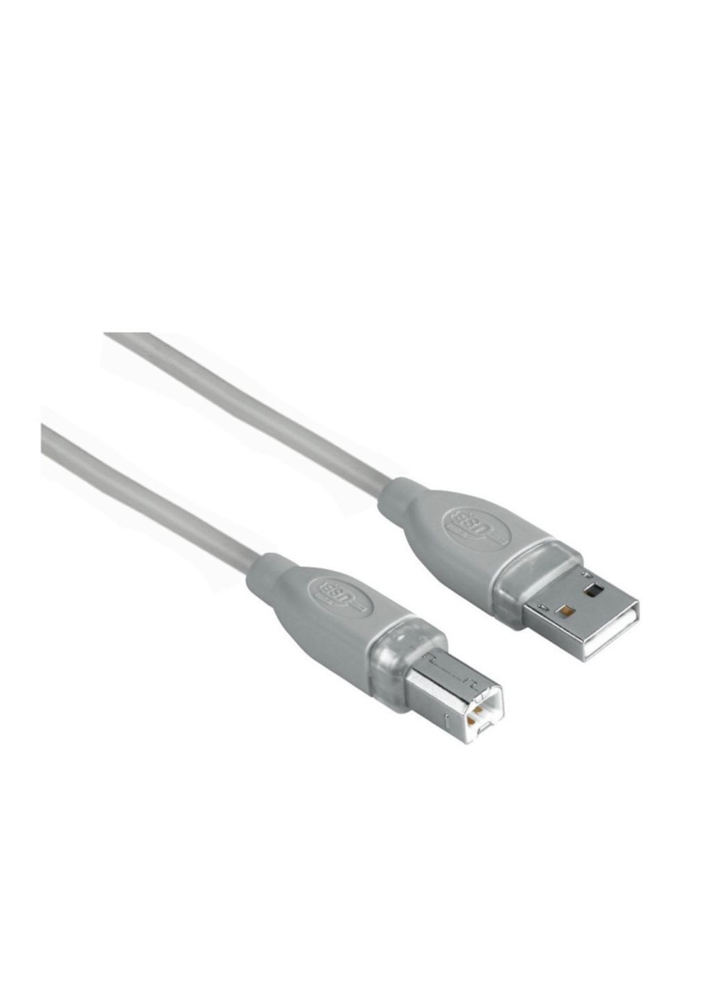 Кабель USB 2.0, Type-A на Type-B, 3 метра, экранированный, серый Hama (335833169)