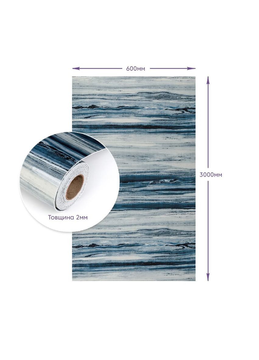 Самоклеящаяся стеновая PET плитка в рулоне 600*3000*2mm (D) SW-00002427 Sticker Wall (313401134)