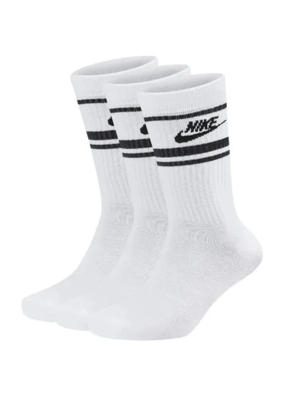 Белые носки u nk nsw everyday essential cr 3pr dx5089-103 42-46 3 пары /черный (196148786224) Nike (400490992)
