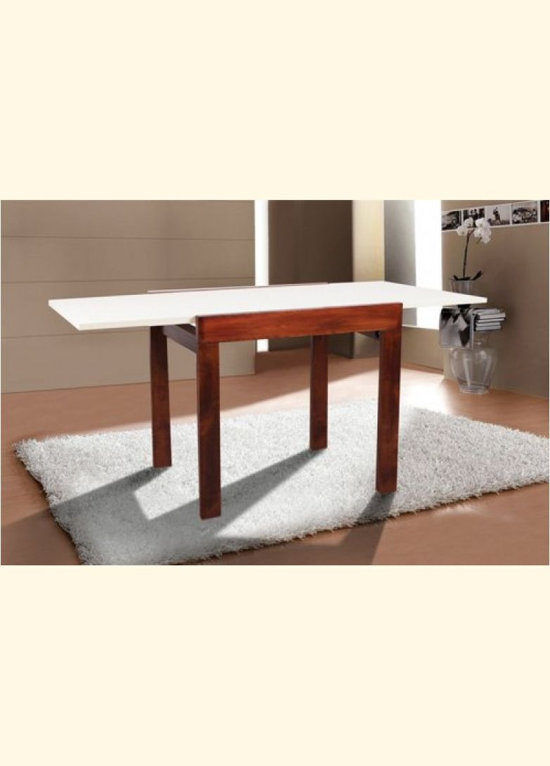 Стіл Слайдер Ш1000(2000)*В760*Г820, горіх/крем Sanro (312516400)