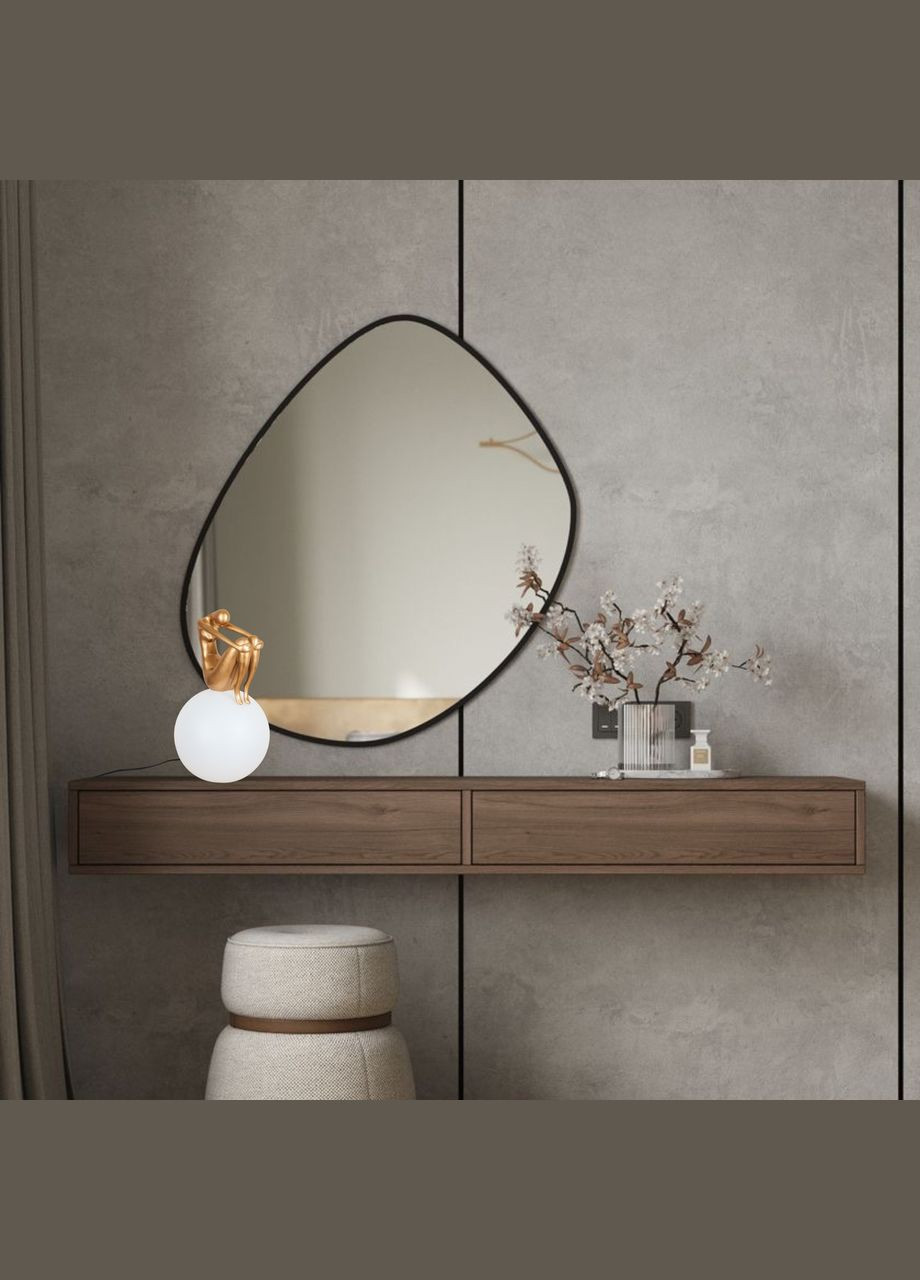 Настольная лампа/ночник с девушкой на 30см шаре "Lady" (999-002 GD) No Brand (370072398)