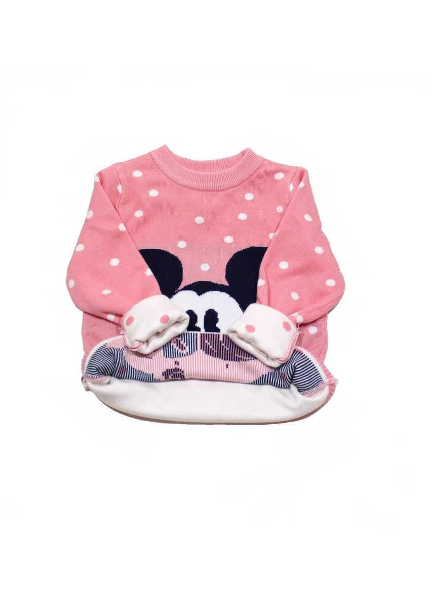 Світло-рожевий светр для дівчинки J & R