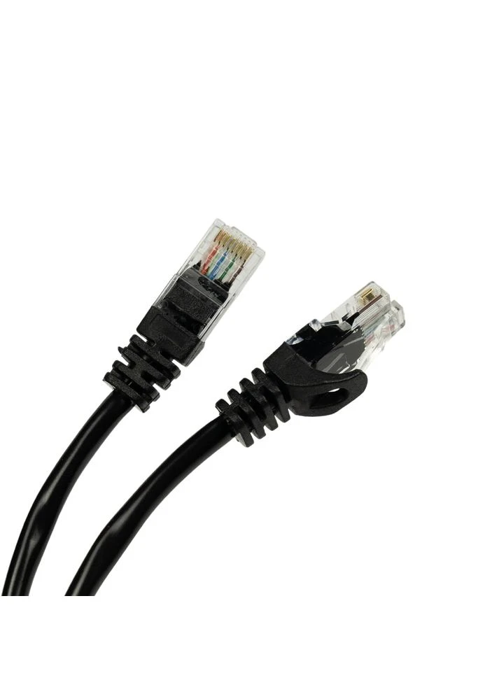 Сетевой патч-корд UTP, RJ-45, CAT.5 15m Black (73-00640) Trinix (382712616)