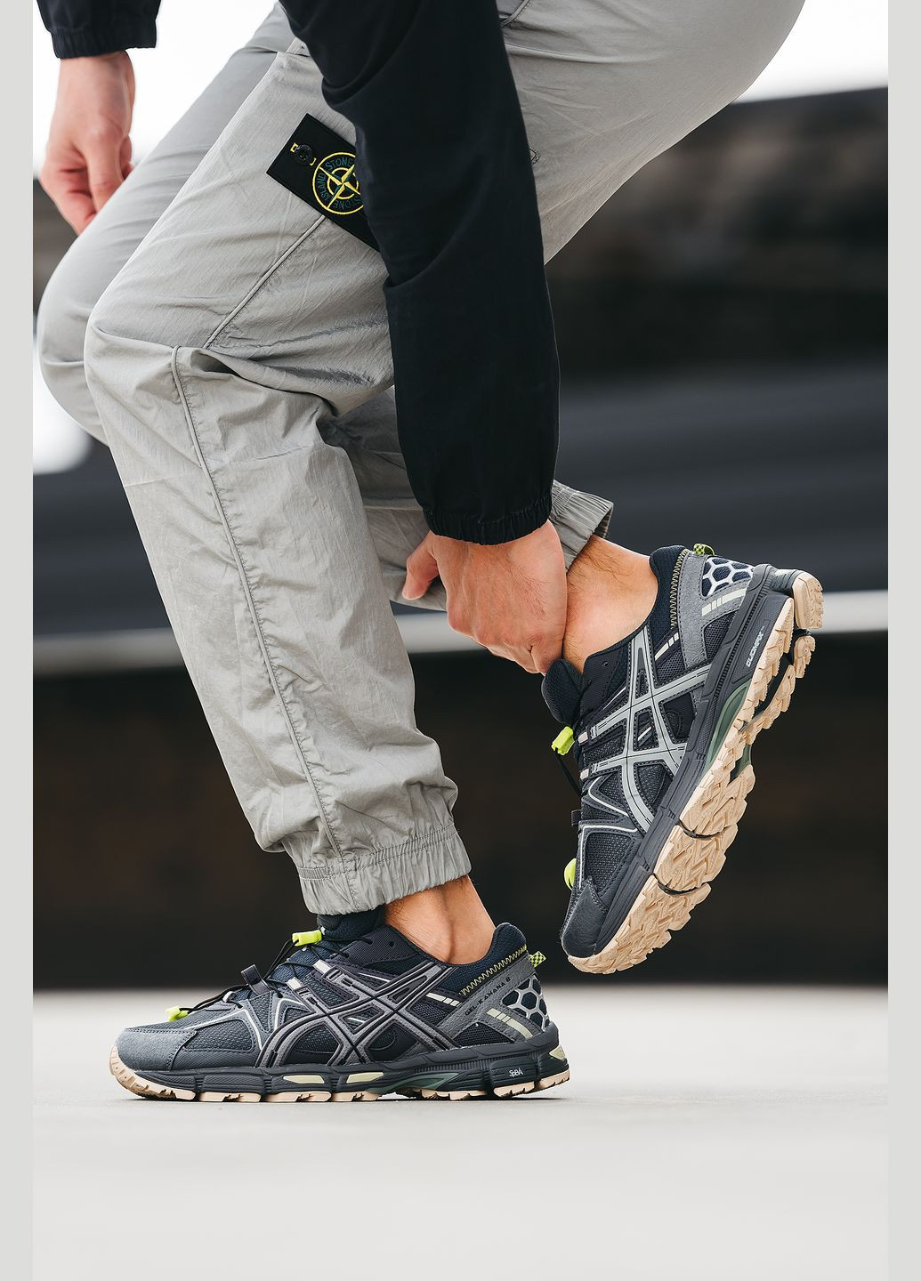 Кросівки жіночі і чоловічі Asics Gel-Kahana 8 dark grey | Асікс Гель-Кахана 8 темно-сірі No Brand темно-сірі всесезони (315155204)