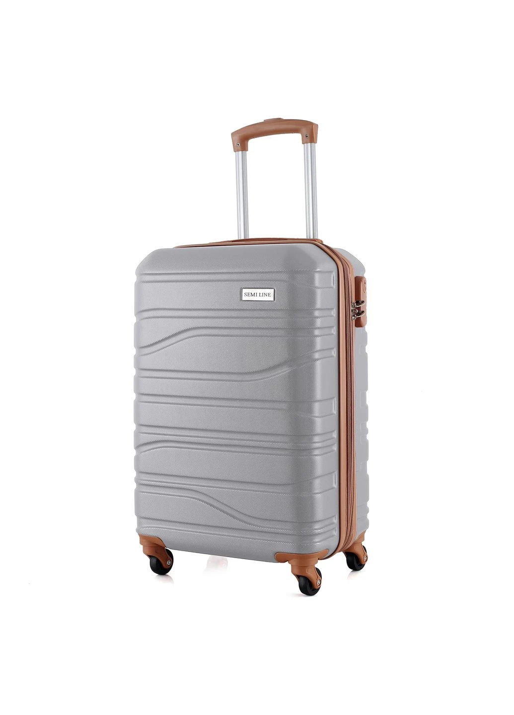 Валіза 20" (S) Light Grey (T5715-1) Semi Line (392409835)