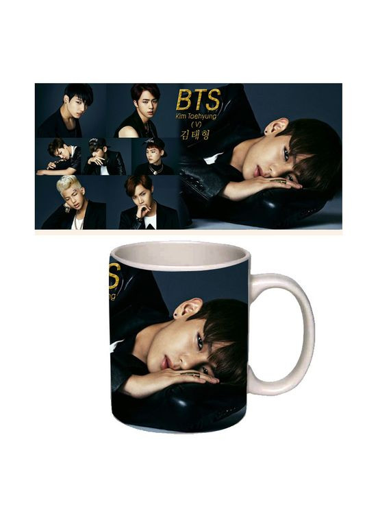 Чашка белая BTS Ким Тэхен Бтс (z0608) No Brand (327003195)
