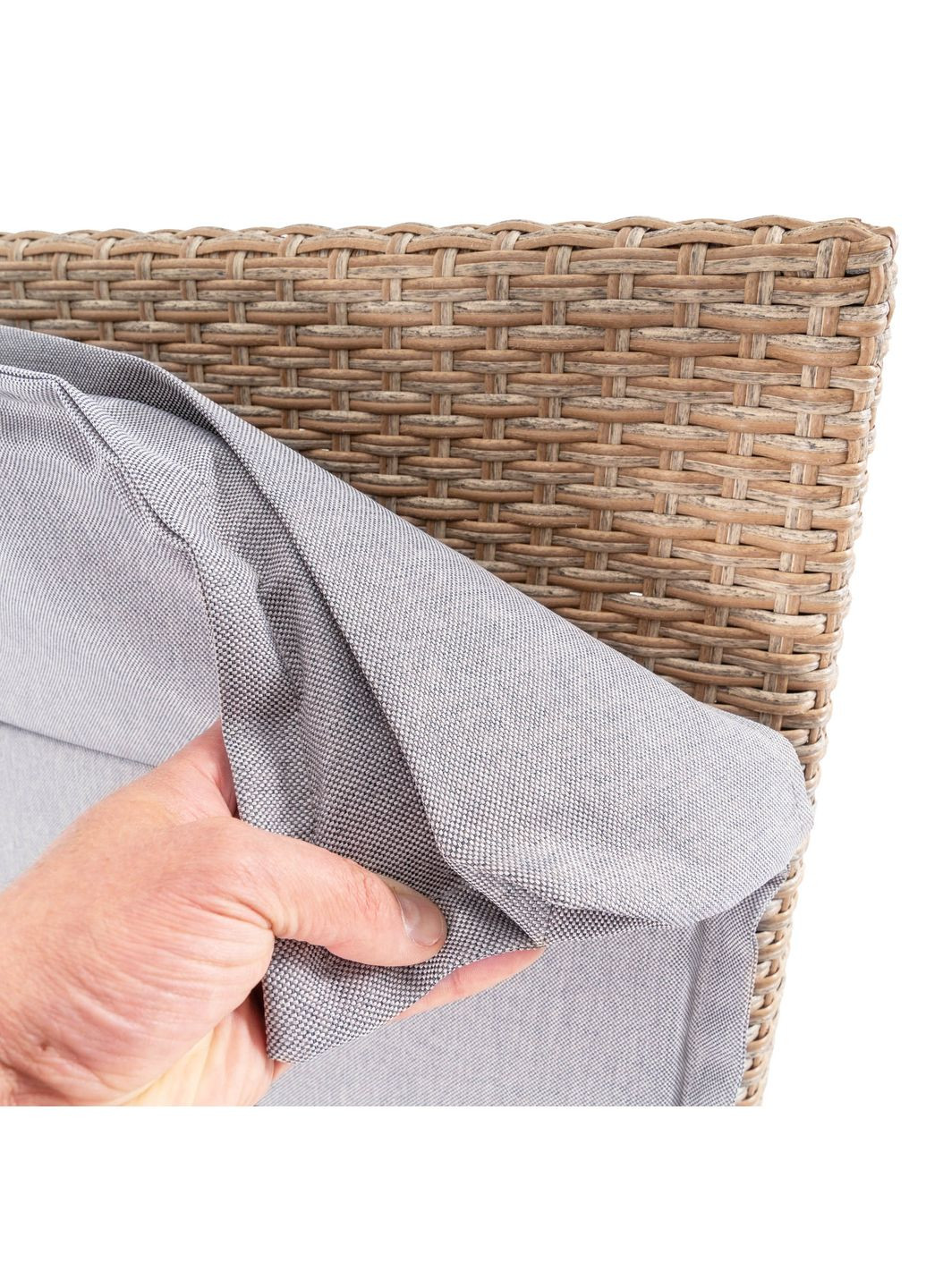 Садовий шезлонг Ciampino бежево/сірий Di Volio (301538551)