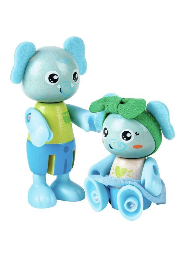 Деревянный набор Семья слоников () Hape E3527 (366578411)