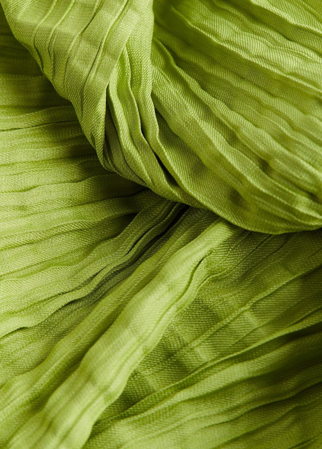 Салатовое кэжуал платье H&M однотонное