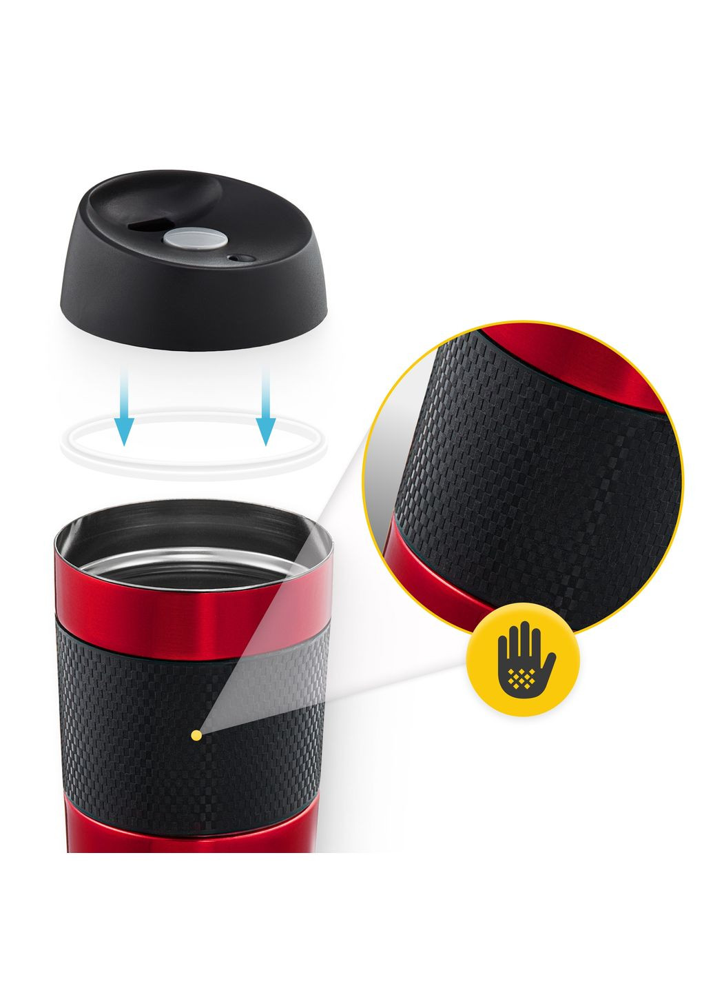 Термокружка Travel 0.4 л Red () Mountain Goat P-5907739315717 (324264900)