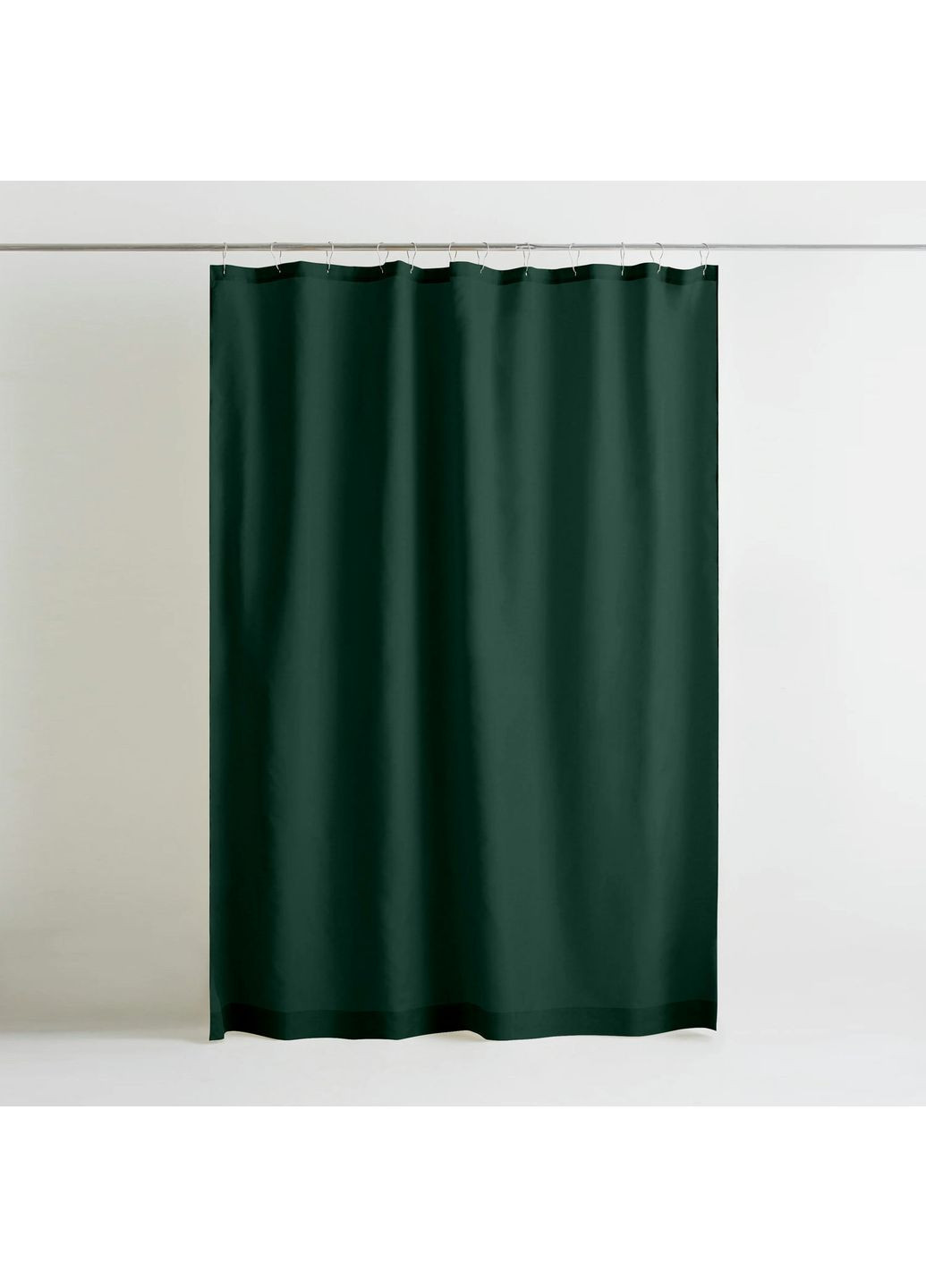 Шторка для душа и ванной PINE с кольцами 180х200 см Изумрудный Cosas (372990901)