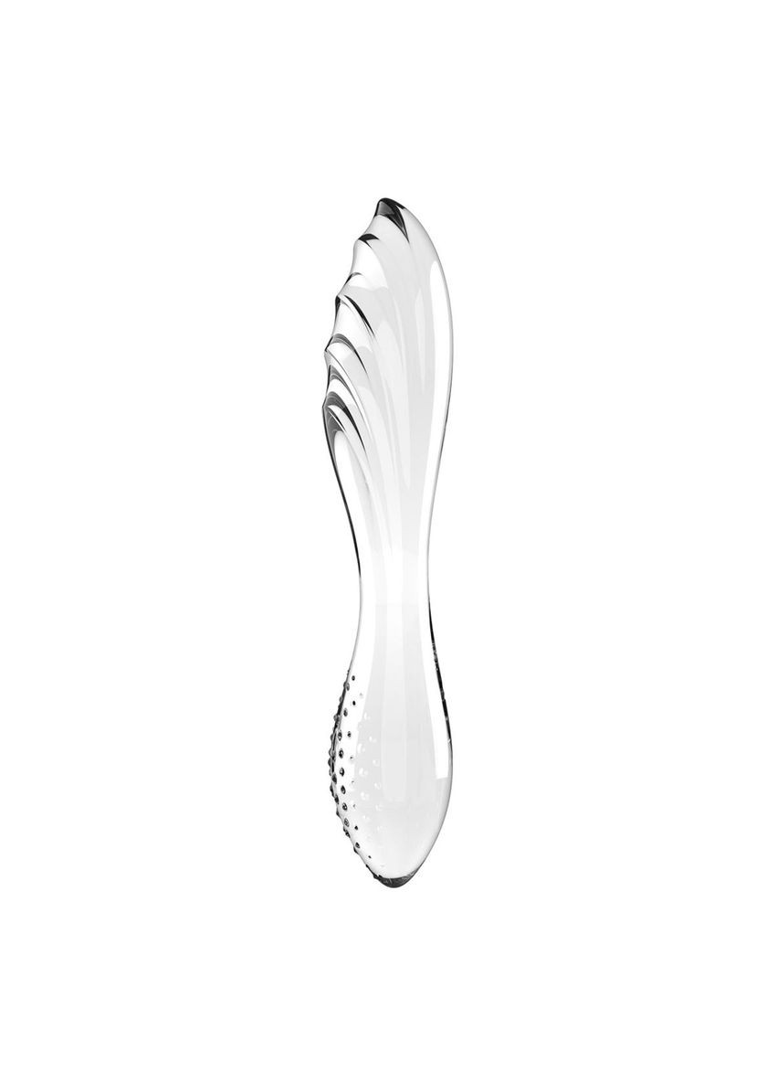 Скляний фалоімітатор Dazzling Crystal 1 Transparent прозорий Satisfyer (347315097)