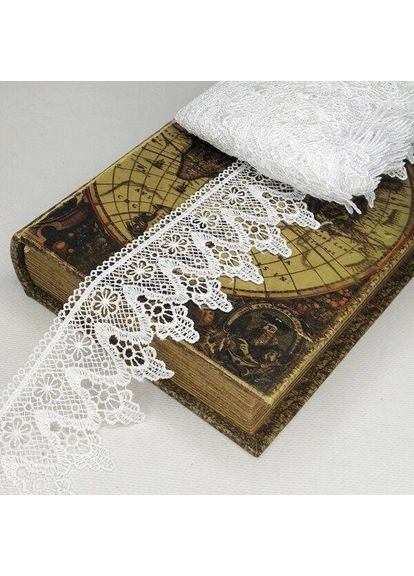 Мереживо макраме 7CM (13M) Колір білий (729-51-001) Plus-plus (352744826)